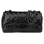 Bolsa Baguete Orcade Verniz Preta