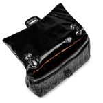 Bolsa Baguete Orcade Verniz Preta