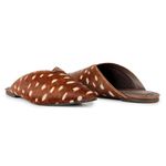 Mule Florença Animal Print Caramelo