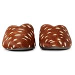 Mule Florença Animal Print Caramelo