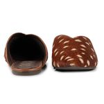 Mule Florença Animal Print Caramelo