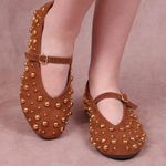 Sapatilha Paris Studs Caramelo