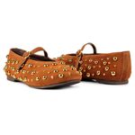 Sapatilha Paris Studs Caramelo