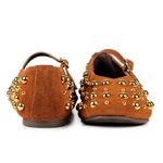 Sapatilha Paris Studs Caramelo