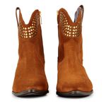 Bota Amber Western Camurça Caramelo