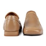 Mocassim Loafer Rebecca Couro Ocre