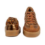 Tênis Miami Orcade Animal Print Dourado