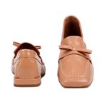 Mocassim Loafer Rebecca Verniz Rosa Seco