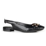 Sapatilha Dorothy Orcade Snake Preto