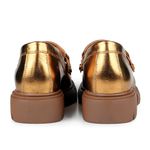 Loafer Naty Orcade Metalizado Bronze