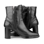 Bota Mirella Orcade Mix Estampas Preto