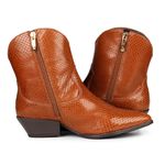 Bota Western Amber Orcade Snake Cuoio