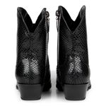 Bota Western Amber Orcade Snake Preto