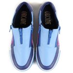 Tênis Bridget Orcade Multicolor Zíperes Frontais Violeta
