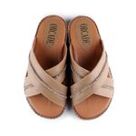 Flatform Betina Orcade Em x Tira Strass Ocre