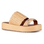 Sandália Flatform Ibiza Orcade Ráfia Natural