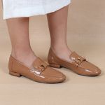 Mocassim Loafer Orcade Verniz Terracota