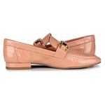 Mocassim Loafer Orcade Verniz Rosa Seco