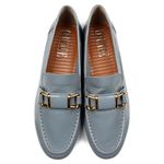 Mocassim Loafer Orcade Verniz Ice Blue