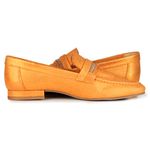 Mocassim Loafer Orcade Manta Baby Metal Laranja