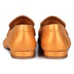 Mocassim Loafer Orcade Manta Baby Metal Laranja