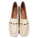 Mocassim Loafer Rebecca Orcade Studs Snake Osso