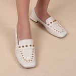 Mocassim Loafer Rebecca Orcade Studs Snake Osso