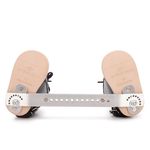 Dennis Brown Mickey sapatilha em couro com barra de regulagem