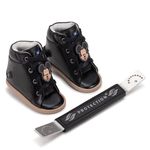 Dennis Brown Mickey sapatilha em couro com barra de regulagem