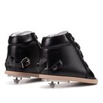 Dennis Brown Mickey sapatilha em couro com barra de regulagem