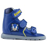 Sandália Neurofuncional SONIC cano alto 3 velcros AZUL BIC
