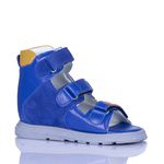 Sandália Neurofuncional ortopédica personalizada Dino Azul Royal 