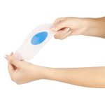 Ortho Pauher - Calcanheira Siligel P/ Esporão Com Ponto Azul 