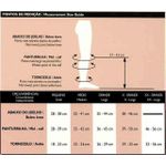 Meia Elástica Venosan Ultraline 20-30mmhg AD 3/4 Panturrilha Bege Ponteira Aberta 