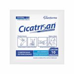 Cicatrisan - compressa de gaze esteril não aderente 15x15 c/ 10