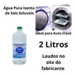 Soft water- Agua Destilada P/ Autoclave 2l Soft Cpoh