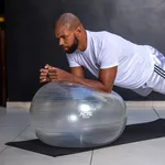 Gym Ball 65cm Transparente - Acte