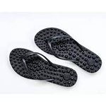 OrthoPauher - Sandália Ortopédica Flyfeet Relax Anabela - 33/34 - preto