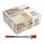 Seringa Para Insulina 1ml 8,0 X 0,30mm C/ 100un Descarpack