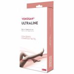 Meia Elástica Venosan Ultraline 20-30mmhg AD 3/4 Panturrilha Bege Ponteira Aberta 