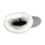 Bota de Frio - Proteção Térmica, Couro Nobuck, Lã E Impermeável - Aspen Cinza