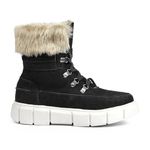 Bota Feminina Para Inverno e Neve - Couro, Forrada E Impermeável - Bariloche Preta