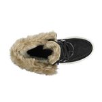 Bota Feminina Para Inverno e Neve - Couro, Forrada E Impermeável - Bariloche Preta