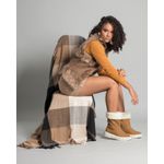 Bota de Inverno - Proteção Térmica, Couro Nobuck, Lã E Impermeabilidade - Aspen Camel