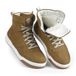 Tênis Masculino para o Inverno, Couro Nobuck e Lã - Neve e Frio - Toronto Camel