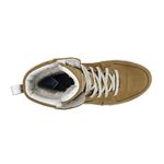 Tênis Feminino Sneaker de Frio em Couro e Lã - Impermeável - Vancouver Camel