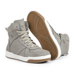 Tênis Cano Médio em Nobuck, para Frio e Neve - Impermeável e Antiderrapante - Vancouver Cinza