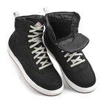 Tênis Masculino para Frio e Neve, Couro Puro e Lã - Sneaker Toronto Preto