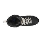 Tênis Masculino para Frio e Neve, Couro Puro e Lã - Sneaker Toronto Preto