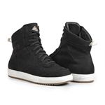 Tênis Masculino para Frio e Neve, Couro Puro e Lã - Sneaker Toronto Preto